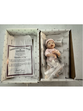 The Ashton-Drake Galleries 5" Vinyl Doll "Handful of Joy" Collectible Baby Doll